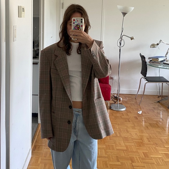 Zara oversized check blazer - Picture 8 of 9